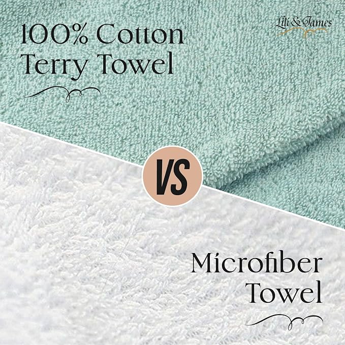 Lili&James 100% Cotton Hair Towel Wrap - Image 4