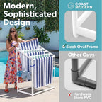 Coast Modern Pool Towel Rack – Choose Your Color - Image 3
