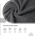 100% Cotton Hand Towel Set of 4, Sustainable, Highly Absorbent, Quick Drying - Image 3