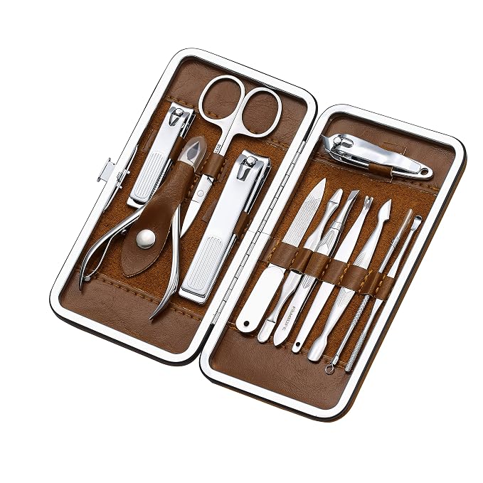 FAMILIFE Manicure Set, Professional Nail Kit Nail Clipper Set, - Image 7
