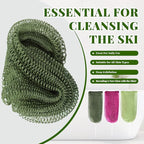 African Net Sponge Authentic, 3 Pieces Exfoliating Scrubber Bath Sponge - Image 4