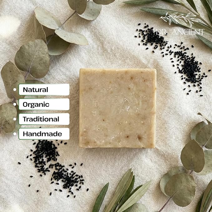 Dr. Ancient Black Seed Soap Bar – Organic, Vegan Handmade Soap - Image 2