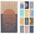 FESHKA Sand Free Turkish Beach Towel Quick Dry Bath Towel, Oversized Beach by FESHKA