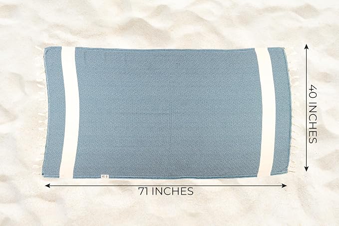 Turkish Beach Towels Oversized Clearance XL 40x71- Sand Free Beach Towel- 100% - Image 6