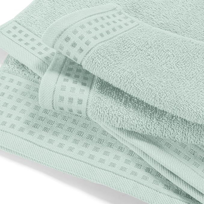 GLAMBURG 100% Cotton Oversized 2 Pack Bath Sheets 35x70, Ultra Soft Highly - Image 2