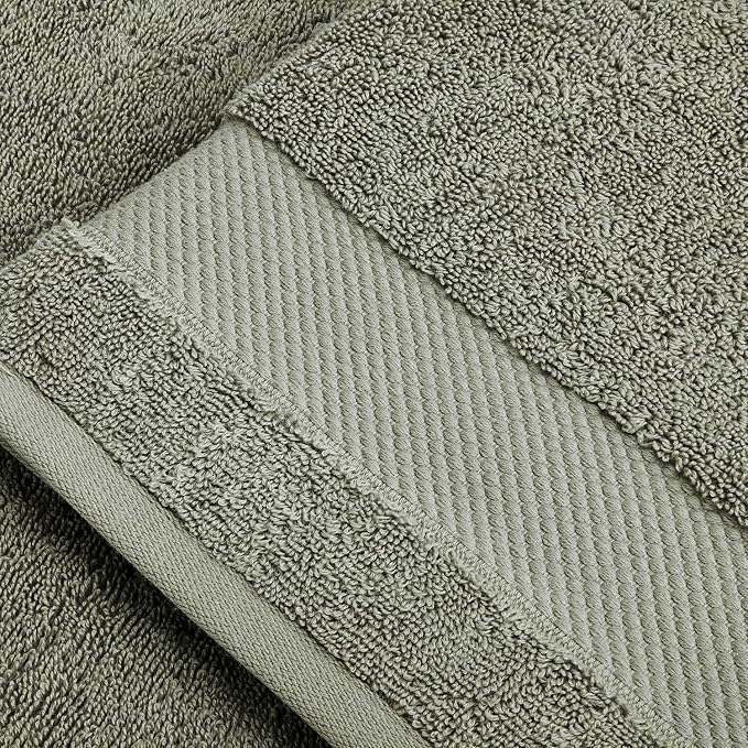BIOWEAVES 100% Organic Cotton 700 GSM Plush Luxury Bath Towels - Image 5