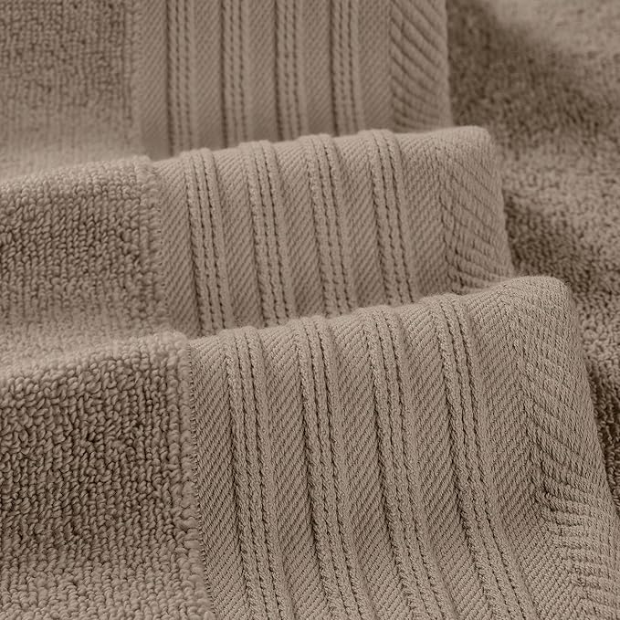 Modern Threads 6 Piece Cotton Bath Towel Set – Ultra Soft 550 GSM Towels – - Image 3