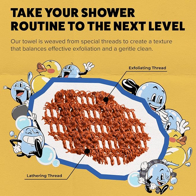 GOSHI Exfoliating Shower Towel - Image 5