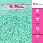 CASA COPENHAGEN Solitaire 6Pcs 100% Egyptian Cotton Large Designer Towels Gift - Image 2
