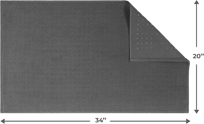 Cotton Paradise 100% Cotton Non Slip Bath Mats - Image 3