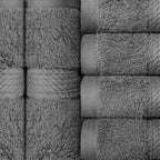 Superior Egyptian Cotton Pile Face Towel/Washcloth Set of 6, Ultra Soft Luxury - Image 3