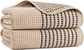 MICROFI New Microfiber Waffle Bath Towels, 2 Pieces, Fast Drying, Lint Free 430 by Unknown