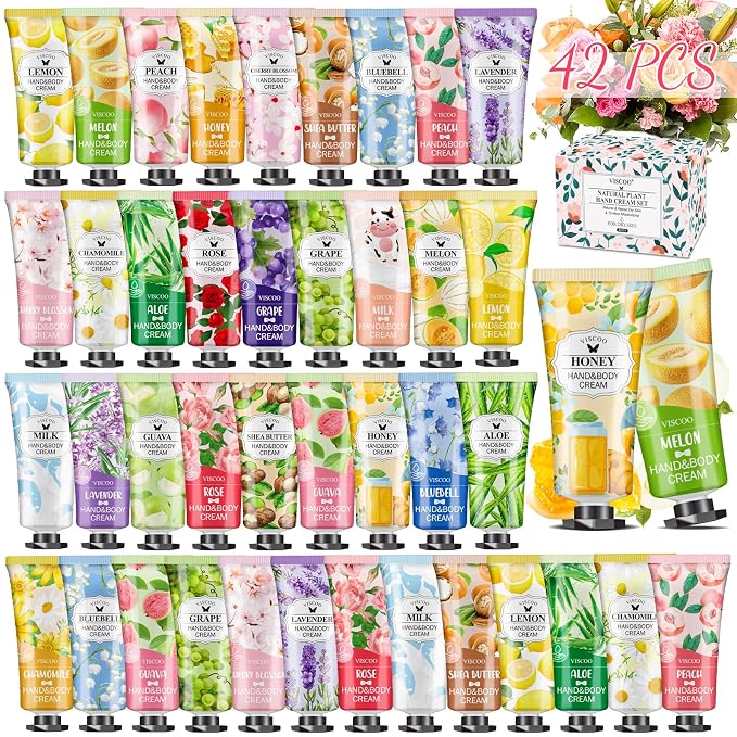 VISCOO 42 Pack Hand Cream Gifts Set by VISCOO