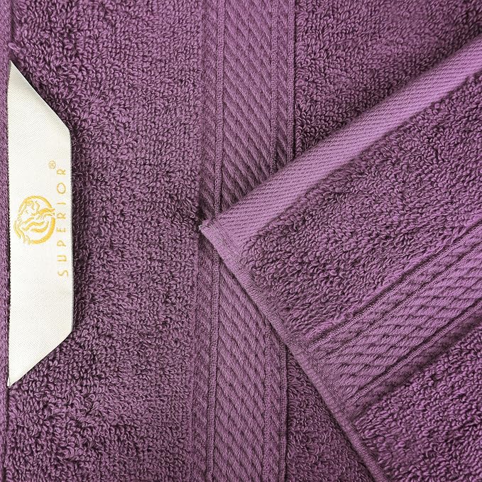 SUPERIOR Egyptian Cotton Pile 8 Piece Towel Set, Includes 2 Bath, 2 Hand - Image 9