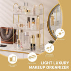 Akinbas 3 Tier Bathroom Organizer Countertop Makeup Perfume Tray Skincare - Image 3