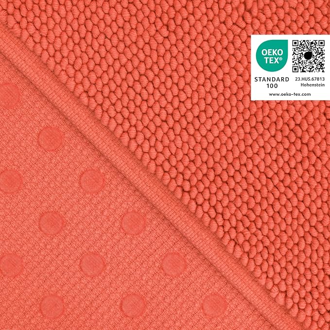 Cotton Paradise 100% Cotton Non Slip Bath Mats - Image 4