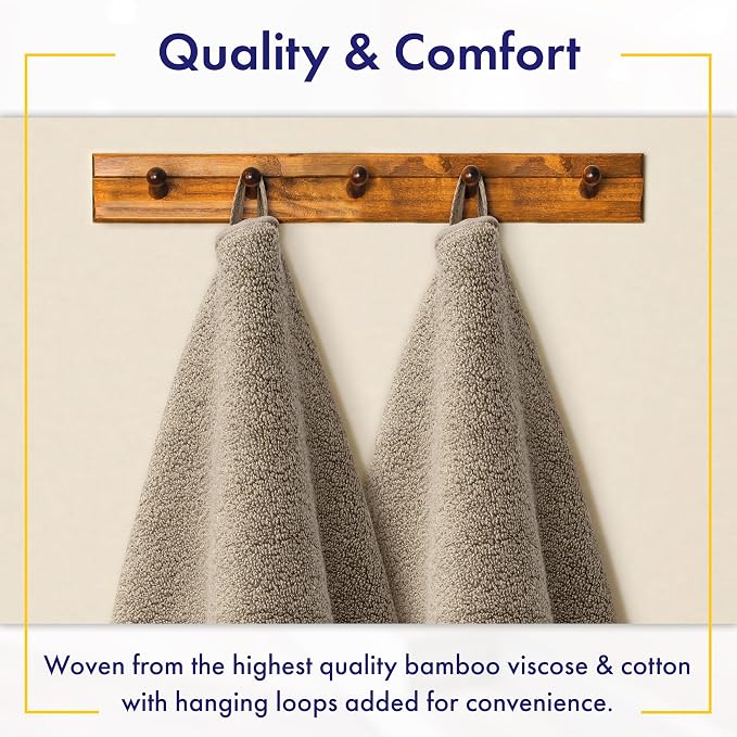 Alusa Home Ultra Soft & Plush Viscose from Bamboo Bath Towels - Image 4