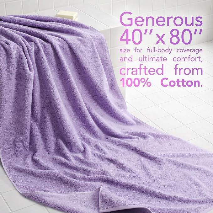 American Soft Linen 100% Cotton 600 GSM Turkish 40x80 Oversized Bath Towel Sheet - Image 2