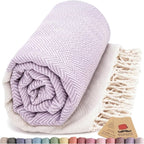 Bazaar Anatolia Turkish Beach Towel 100% Cotton Bath Towels 71x39 Quick Dry by BazaarAnatolia