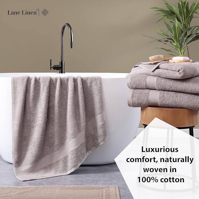 LANE LINEN Bath Towel Set of 4 PC - Image 4