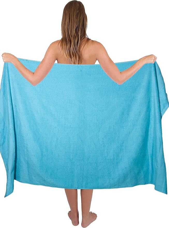 Belizzi Home Premium Cotton Oversized 2 Pack Bath Sheet 35x70-100% Pure Cotton - Image 5