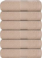 Belizzi Home Ultra Soft 6-Piece Hand Towel Set 16x28-100% Ringspun Cotton by Unknown