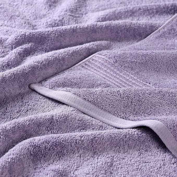 Superior Egyptian Cotton 2-Piece Bath Sheet Towel Set, Oversized Body Towels - Image 4