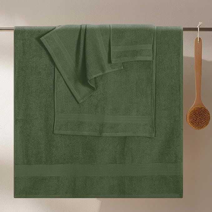 GLAMBURG Ultra Soft 8-Piece Towel Set - Image 3