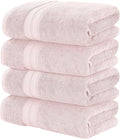 Modern Threads 4-Pack SpunLoft Bath Sheet Blush 35x66 by ModernThreads