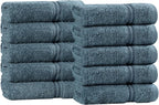 Superior Egyptian Cotton 10-Piece Face Towel Set, Small Towels by SUPERIOR