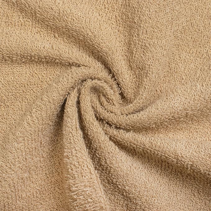Basic Wash Cloths 12x12 Inches – Bulk Pack of 24 – Beige Color – Soft and - Image 5