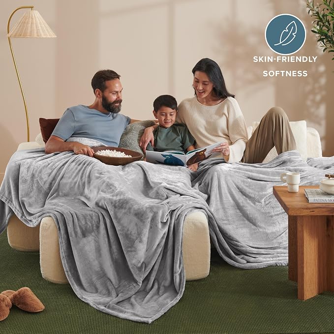 Bare Home Fleece Blanket - Image 7