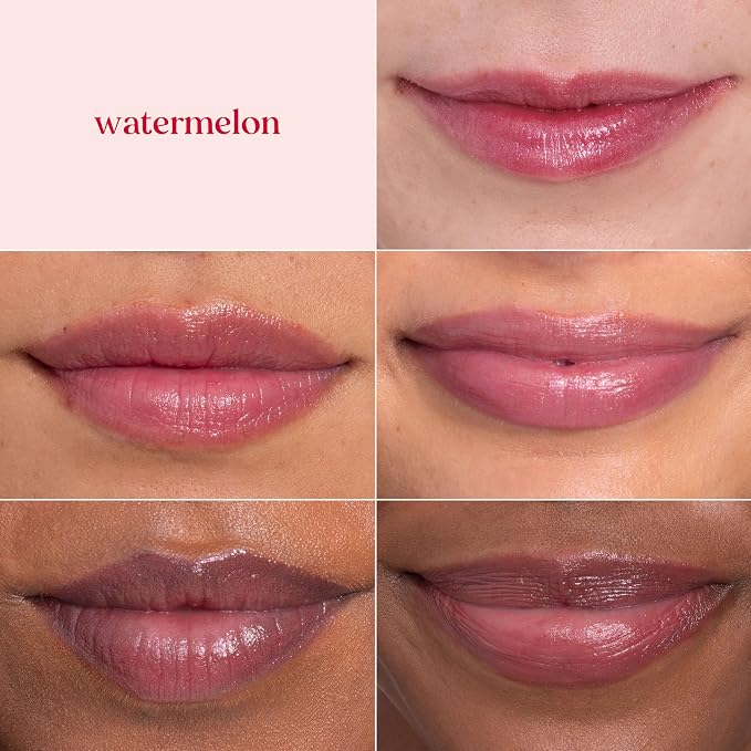 Burt's Bees Lip Shimmer Pink Collection, Tinted Lip Balm Stick, Moisturizing - Image 5