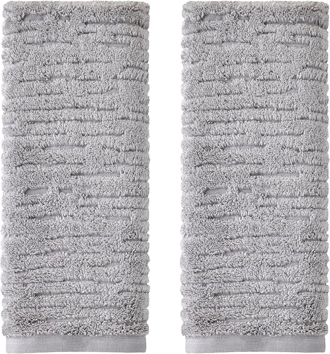 SKL Home CloudSoft Cotton Luxury Hand Towel 2pc Set by SKLHomebySaturdayKnightLtd