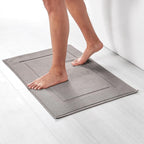 Amazon Basics Banded Bathroom Bath Rug Mat, Machine Washable, 100% Cotton - Image 2