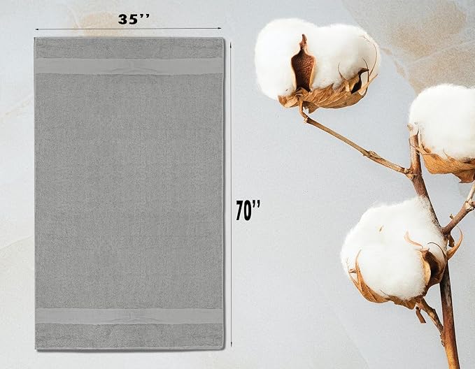Softolle 100% Cotton Luxury Bath Sheets - Image 4