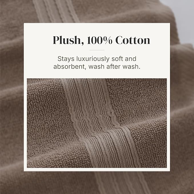 Modern Threads Floral Trail 6-Piece 100% Cotton Towel Set – Reversible Yarn - Image 5