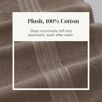 Modern Threads Floral Trail 6-Piece 100% Cotton Towel Set – Reversible Yarn - Image 5