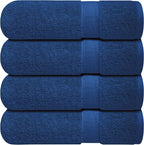 Infinitee Xclusives Luxury 100% Ring-Spun Cotton Bath Towels Set of 4 – Soft by InfiniteeXclusives