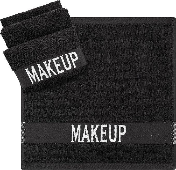 Cotton Paradise Makeup Remover Towels 4 Pack 100% Cotton 12x12 Inch Turkish - Image 2