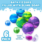 Tub Works Super Goo Bath Slime 'Surprise' Bombs, 6 Pack | Kids Bath Bombs - Image 7