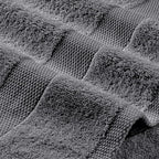 White Classic Wealuxe Grey Towels - Image 8