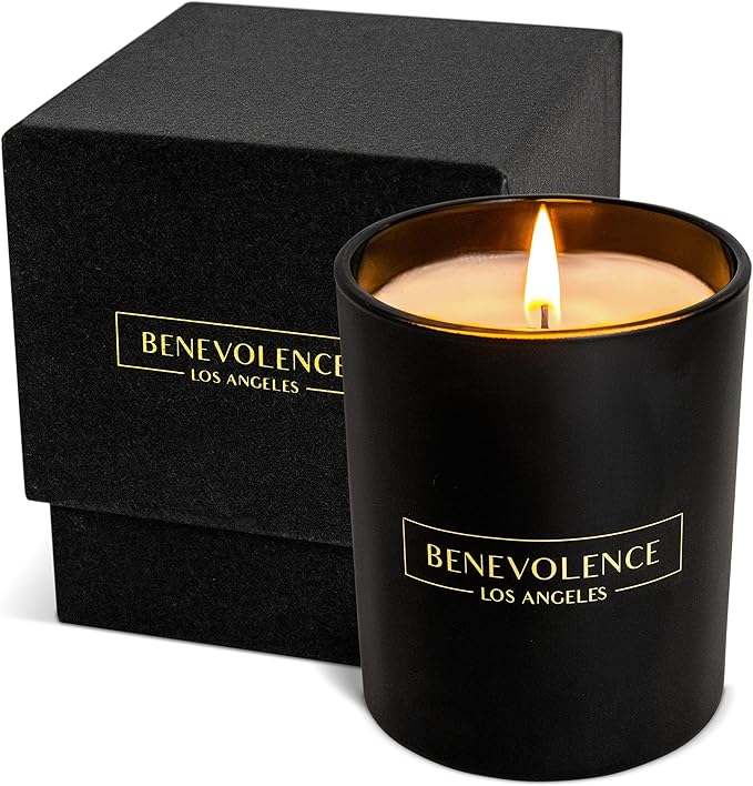 Benevolence LA Lavender, Mint & Sage Scented Candle | Soy Christmas Candles by BenevolenceLA