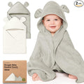 KeaBabies 2-Pack Hooded Baby Towels by KeaBabies