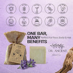 Dr.Ancient Lavender Soap Bar, Organic Soap Bars Handcrafted the Traditional Way - Image 2
