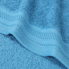 Superior Honeycomb 100% Cotton 500 GSM 12 Piece Bath Towel Set, 6 Washcloths - Image 6