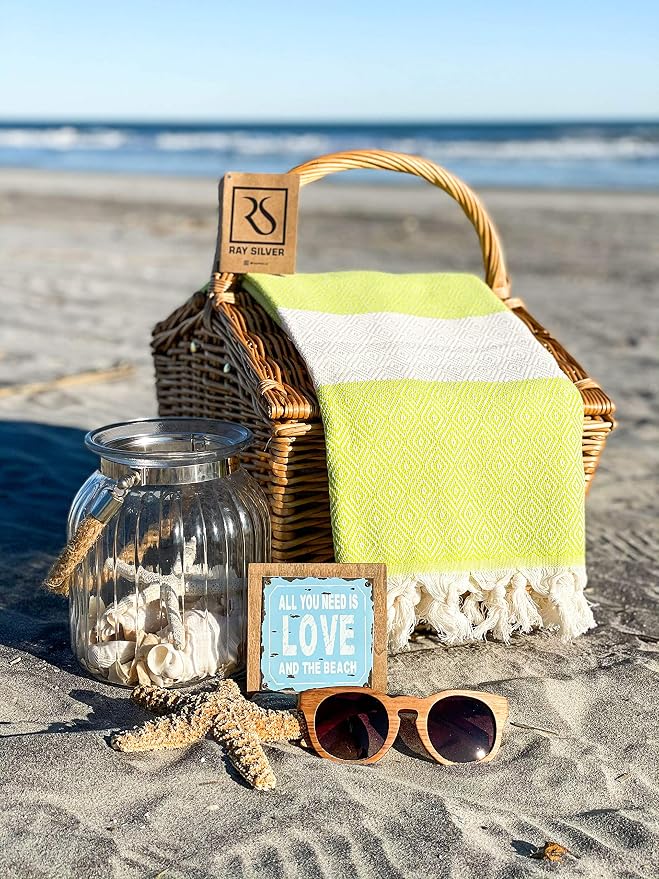 Turkish Beach Towel Oversized Clearance XL 40x71- Sand Free - Image 3