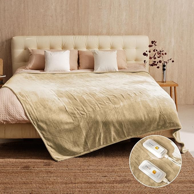 JET'S HOME Heated Blanket King 100"x90" by Jetshome