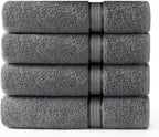COTTON CRAFT - 4 Pack -Ultra Soft Oversized Extra Large Bath Towels 30x54 by COTTONCRAFT