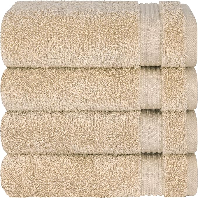 Cotton Paradise Hand Towels for Bathroom, 100% Cotton Turkish 4 Piece Hand - Image 5